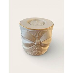 Lenox Christmas Holiday Radiant Light Bow Votive Candle Holder